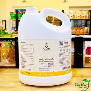 Nước rửa chén bát Enzyme sinh học Fuwa3e 3.8L