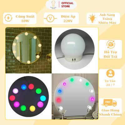 Bóng LED Energy Green Lighting BL-035 Chiếu Sáng Dán Gương Trang Điểm Tiện Lợi