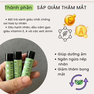 Sáp trà xanh handmade