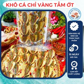 Cá Chỉ Vàng Khô 79 Nha Trang, Khô Cá Chỉ Vàng Tẩm Ớt Loại 1, Cá Chỉ Vàng Ngọt Món Ăn Khoái khẩu của Người Việt