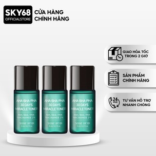 [MINI SIZE] Combo 3 Nước Hoa Hồng Giảm Mụn Some By Mi AHA-BHA-PHA 30 Days Miracle Toner 6mlx3