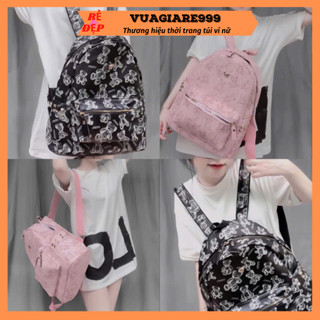 Balo Gấu đi học nam nữ thời trang size to size 40 vừa A4 đẹp chất da cao cấp đi chơi du lịch BL48