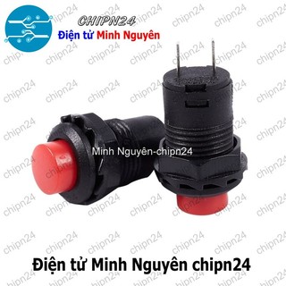 [2 CÁI] (G4) Nút nhấn Tự giữ DS-425 Đỏ (Nút nhấn Tự giữ Phi 12 Đỏ)