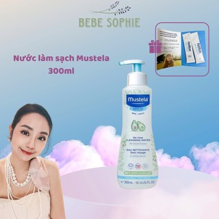 ( 𝐍𝐡𝐚̣̂𝐩 𝐤𝐡𝐚̂̉𝐮 𝐜𝐡𝐢́𝐧𝐡 𝐡𝐚̃𝐧𝐠 ) Nước làm sạch MUSTELA (NO RINSE CLEASING WATER ) cho bé từ 0m+ sơ sinh