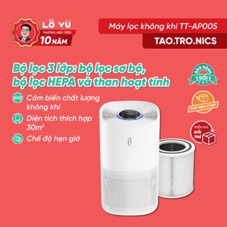 Máy lọc không khí Tao.Tro.nics TT-AP005+ Máy Lọc Không Khí Paris Rhône PE-AP001, Lõi lọc HEPA 3 lớp