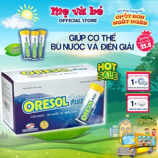 Viên sủi Oresol Pluz giúp cơ thể bù nước và điện giải (10 viên)