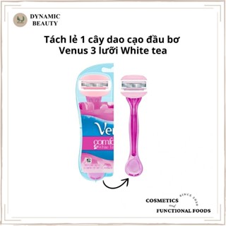 [Che tên] Dao cạo bơ Gillette venus comfort glide white tea cạo lông dùng cho toàn thân