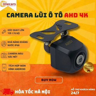 Camera lùi AHD 4K độ phân giải Full HD 4K tích hợp màn hình android, kết nối dễ dàng tiện lợi