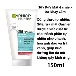 Sữa rửa mặt Garnier 150ml