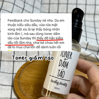 Toner giấm táo handmade
