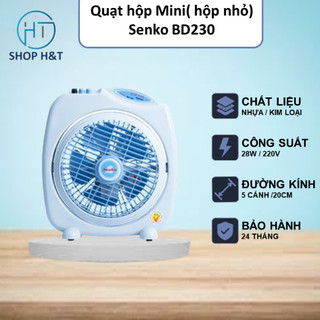 Quạt hộp Mini( hộp nhỏ) Senko BD230 - Bảo hành 2 năm chính hãng