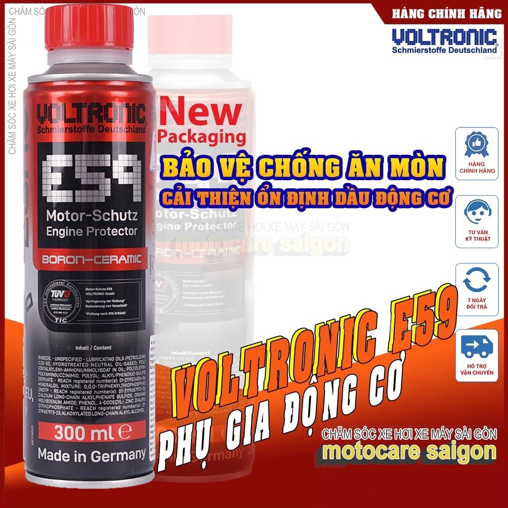 Phụ gia nhớt bảo vệ động cơ E59