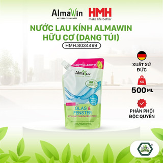  Nước Lau Kính Almawin Hữu Cơ 500ml HMH.8034499 Túi châm lại 