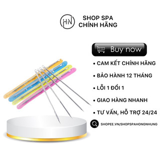 Que nặn mụn combo 12 que nặn mụn, 1 vỉ 12 que nặn mụn dùng trong spa, tmv