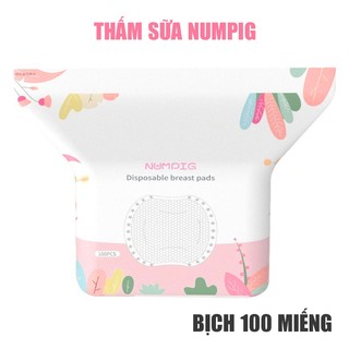  Miếng lót thấm sữa NUMPIG thấm hút sữa mẹ bịch 100 miếng 