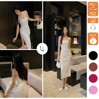 SỐC_Đầm body cúp ngực xẻ tà một bên, dịu dàng pha lẫn nét quyến rủ. Phù hợp cho mọi buổi tiệc và đb là hò hẹn với Ny