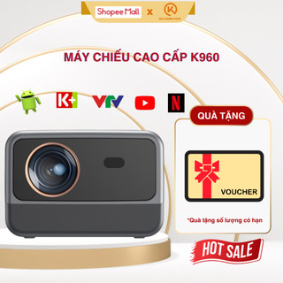 Máy chiếu mini kp960 chính hãng kaw chất lượng siêu nét hỗ trợ 4k,độ sáng cao, hệ điều hành androi10