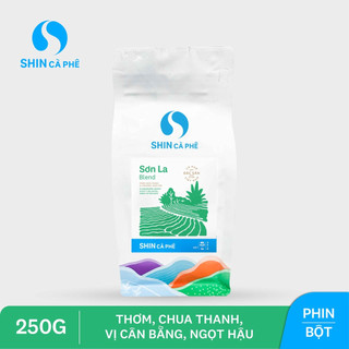 Cà phê VN Phin Sơn La Blend - SHIN Cà Phê - Cà phê đặc sản - Gói 250g 