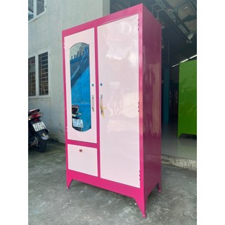 Tủ sắt quần áo giá rẻ _1m6x90_new freeship hcm