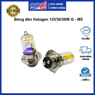 Bóng Đèn Pha Xe Máy 12v30w [M5] Siêu Sáng / B51230-LC135-AW-APPi Chính Hãng