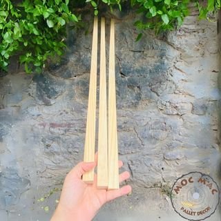 Thanh gỗ thông Dài 80x Rộng 2, 3 cm