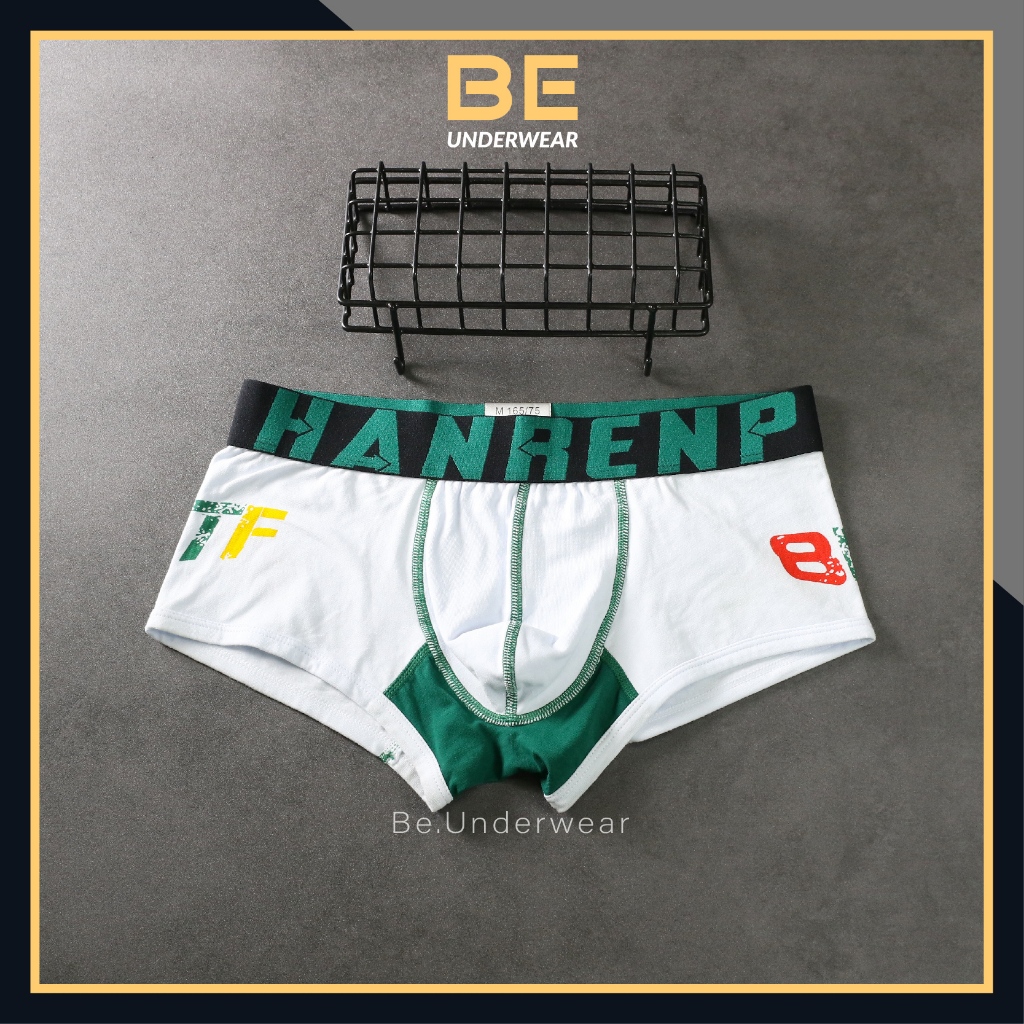 Quần lót nam, quần sịp nam đùi boxer cao cấp chất vải co giãn thấm hút mồ hôi Be Underwear HAN3