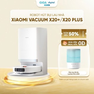 Robot hút bụi lau nhà xiaomi vacuum x20+/x20 plus - lực hút 6000pa - tránh vật cản thông minh