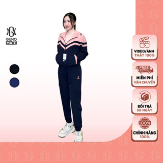 Bộ gió NỮ thu đông GUNO phối có MŨ quần túi hộp cao cấp 24DBNU09