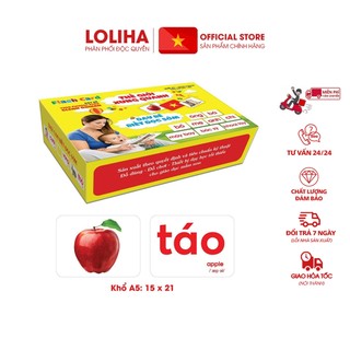 ⛔FREESHIPXTRA⛔ Bộ 416 thẻ học thông minh cho bé (LOẠI NHỎ)