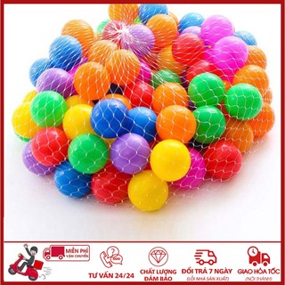🏵️FREESHIP🏵️ Combo 5 Túi 100 Quả Bóng Nhiều Màu Cho Bé