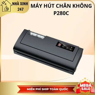 Máy hút chân không thực phẩm, máy ép chân không P280C , hút , thổi đồ ướt khô dễ dàng. BẢO HÀNH 12 THÁNG