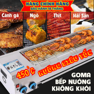 Bếp nướng lạp xưởng, nướng xúc xích. Bếp nướng BBQ không khói cao cấp - Bếp nướng thịt xiên, BH 18 tháng