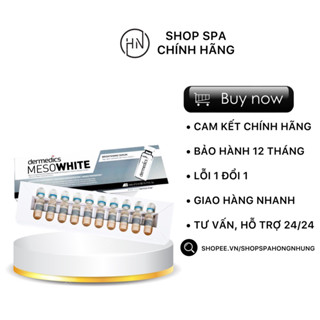 Cấy Trắng Phấn Meso White Giúp Da Trắng Đẹp Mịn, Đều Màu Chính Hãng [Hộp 10 Lọ]