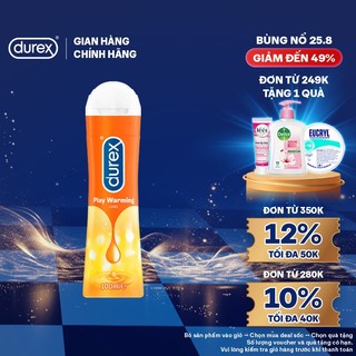 Gel bôi trơn Durex Play Warming có chất làm ấm 100ml/chai
