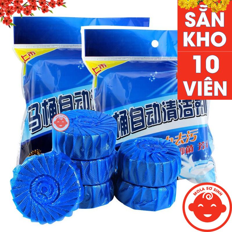 Combo túi 10 viên tẩy bồn cầu