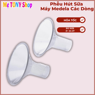 [Xem VIDEO cận cảnh]Phễu Hút Sữa Cho Máy Medela Đủ Size 21mm-24mm-27mm (Pump,Freestyle,Sonata,Swing Maxi...)