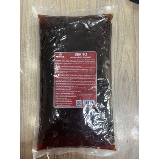 Trân châu 3q Sea jelly caramel Đường đen giòn ngon gói 2kg