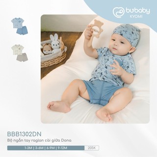 Bu bộ quần áo cộc tay cài giữa chất bamboo sợi tre