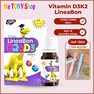 Vitamin d3k2 mk7 hiệu lineabon nhập khẩu chính hãng 10ml