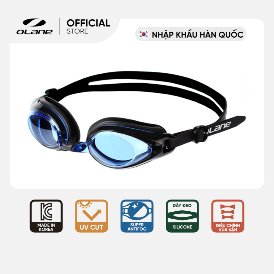 Kính Bơi Trẻ Em OLANE Active For Kids - Chống Tia UV, Chống Mờ Sương Cho Bé 7-12 Tuổi 600KD