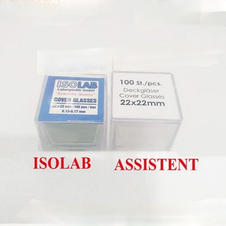 [Hãng Isolab, Assistant- ĐỨC] LAMEN KÍNH HIỂN VI 22x22mm