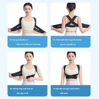 Đai Bảo Vệ Vòng 1 Chống Gù Lưng Ngăn Ngừa Thoái Vị Thoái Hóa Điều Chỉnh Dáng