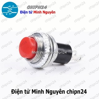 [3 CÁI] (G15) Nút nhấn nhả DS-314 ĐỎ (Nút nhấn nhả Phi 10MM Đỏ)