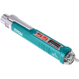 Bút thử điện âm tường không cần tiếp xúc - có màn hình hiển thị mức pin - Đầu dò led báo điện áp AC TOTAL THT2910003
