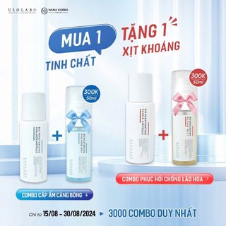Serum HA Usolab Bio Moisturizing Hyaluron Ampoule - Tinh chất căng bóng HA 50ml
