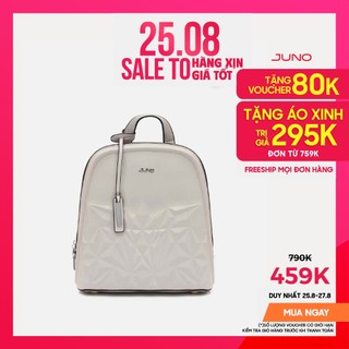 Balo Nữ Thời Trang JUNO Phom Đứng Hoạ Tiết 3D BL063