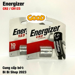 Pin CR2 / CR123 Energizer 3V Lithium Battery Chính Hãng Vỉ 1 Viên