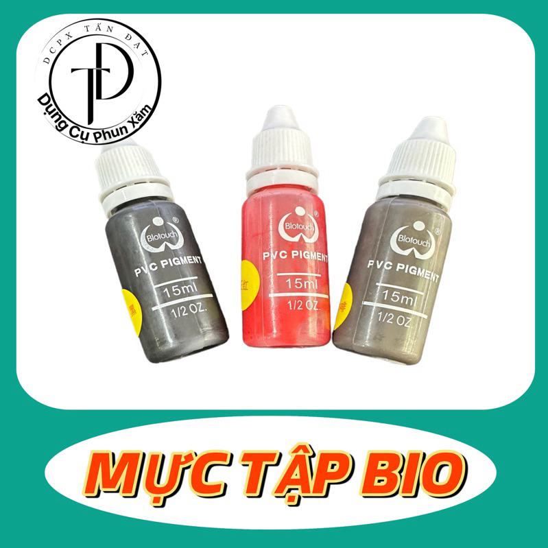 Mực tập trên da giả Bio