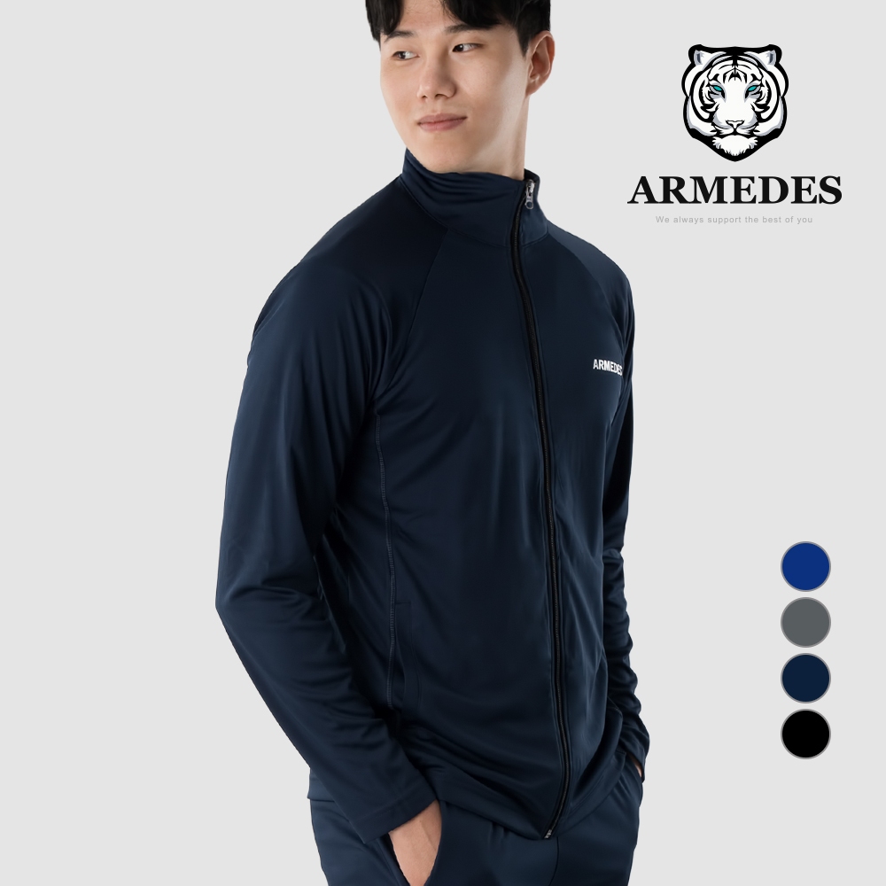 Áo Khoác Thun Thể Thao Nam Polyester Siêu Thấm Hút và Mát Mịn Chính Hãng ARMEDES Hàn Quốc - AR 94