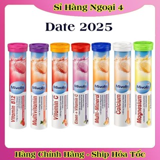 [auth] Viên Sủi Mivolis Vitamin C và các vị khác Hỗ trợ tăng cường hệ miễn dịch 20 Viên của Đức [Đủ Bill] [Hot]